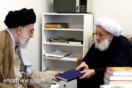 آیت الله مجتهدی تهرانی - آیت الله خامنه ای