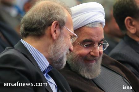 حسن روحانی - علی لاریجانی