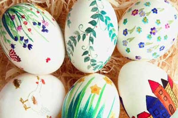 تخم مرغ رنگی هفت سین نوروز