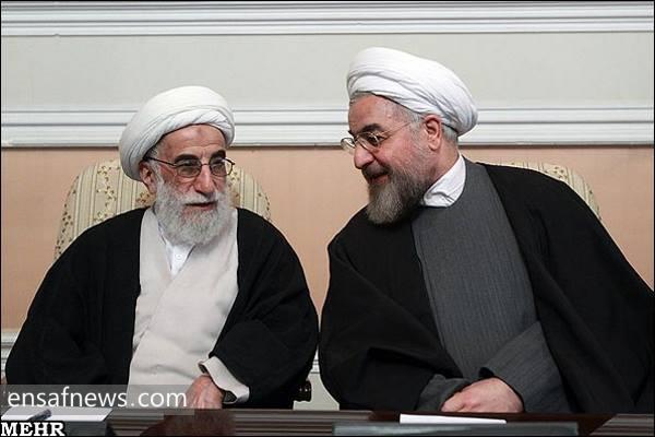 حسن روحانی - احمد جنتی