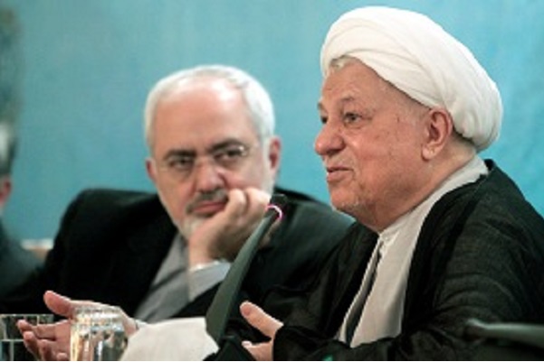 محمدجواد ظریف - آیت الله هاشمی رفسنجانی