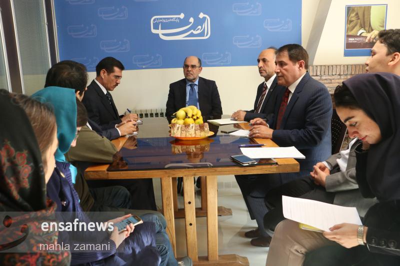 گزارش تصویری | بازدید سفیر افغانستان از انصاف نیوز