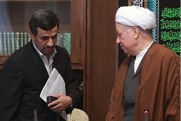 هاشمی و احمدی نژاد