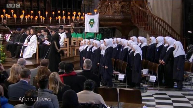 عکس‌ها | سرود ان شاء الله در کلیسای سنت پل لندن
