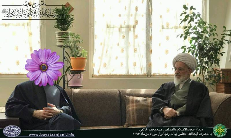 دیدار آیت الله بیات زنجانی و سیدمحمد خاتمی