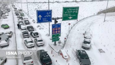 برف تهران