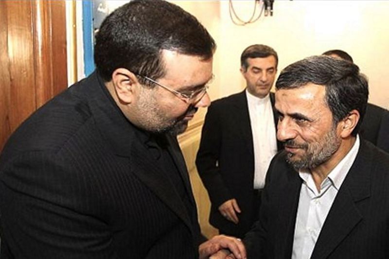 محمود احمدی نژاد - رحیم مشایی - روح الله احمدزاده
