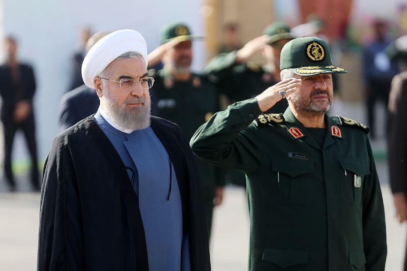 دیدار فرماندهان ارشد سپاه با حسن روحانی، رییسجمهور؛ ۲ مردادماه ۱۳۹۶