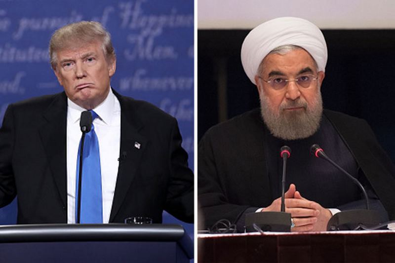 حسن روحانی و دونالد ترامپ