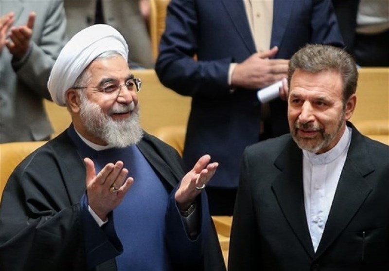 محمود واعظی - حسن روحانی