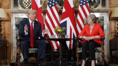 دونالد ترامپ - ترزا می