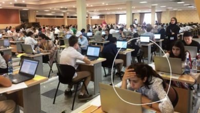 بدون حجاب در سلف اساتید دانشگاه بهشتی