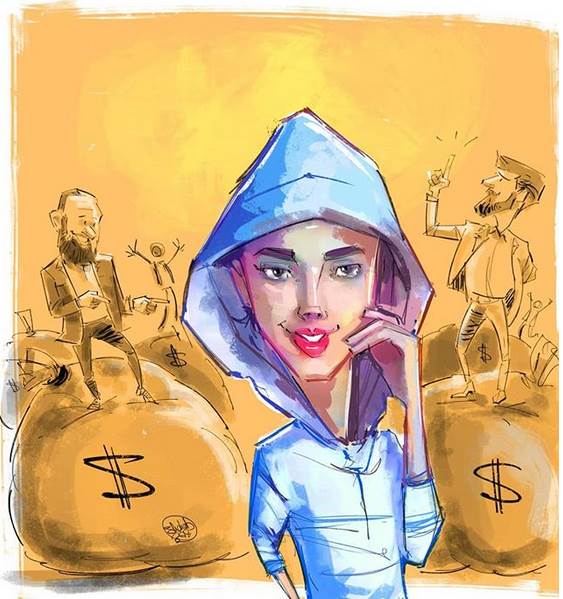 انتقاد کارتونیست دربارهی مائده هژبری