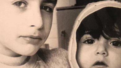 عکس | باران کوثری و برادرش در بچگی