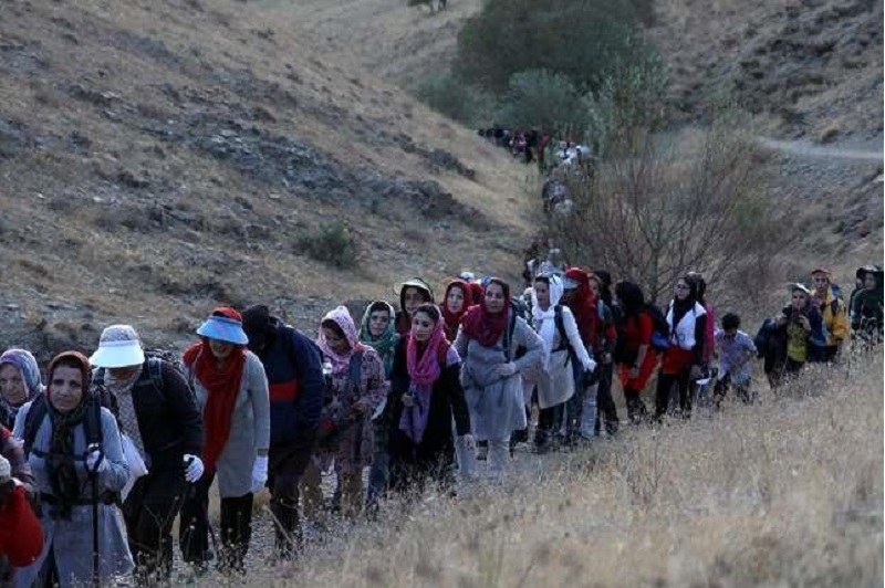 اجازه شوهر برای کوهنوردی زنان