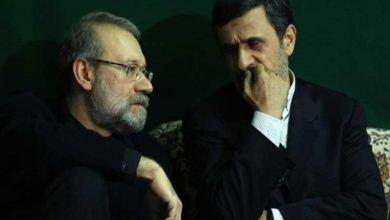 احمدی نژاد و لاریجانی