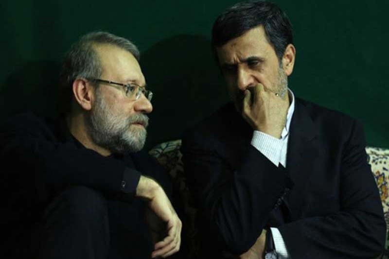 احمدی نژاد و لاریجانی