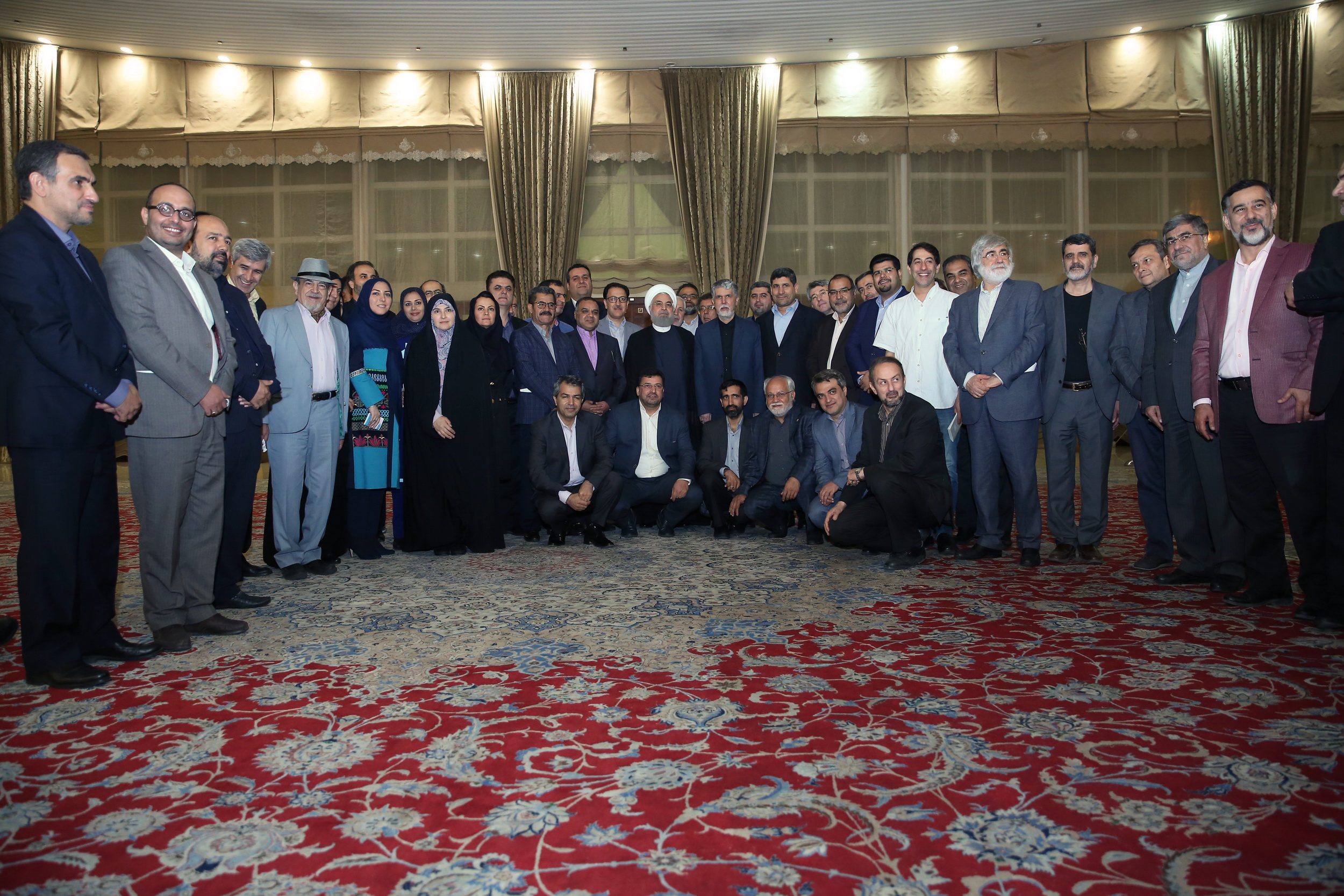 دیدار رییس جمهور روحانی با جمعی از روزنامهنگاران و اهالی رسانه