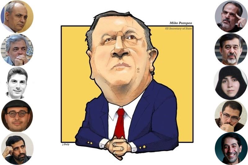 سوالات فعالان رسانهای ایران از پمپئو