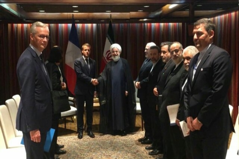 دیدار روحانی و مکرون