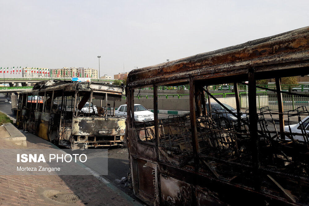 عکس | خسارات حوادث دو روز اخیر