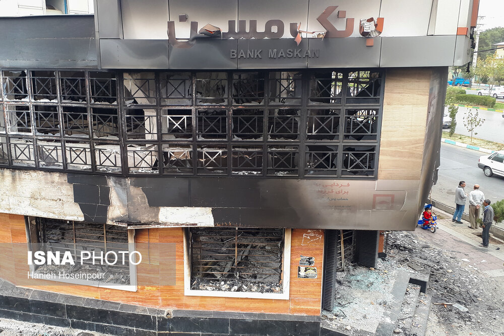 عکس | خسارات حوادث دو روز اخیر