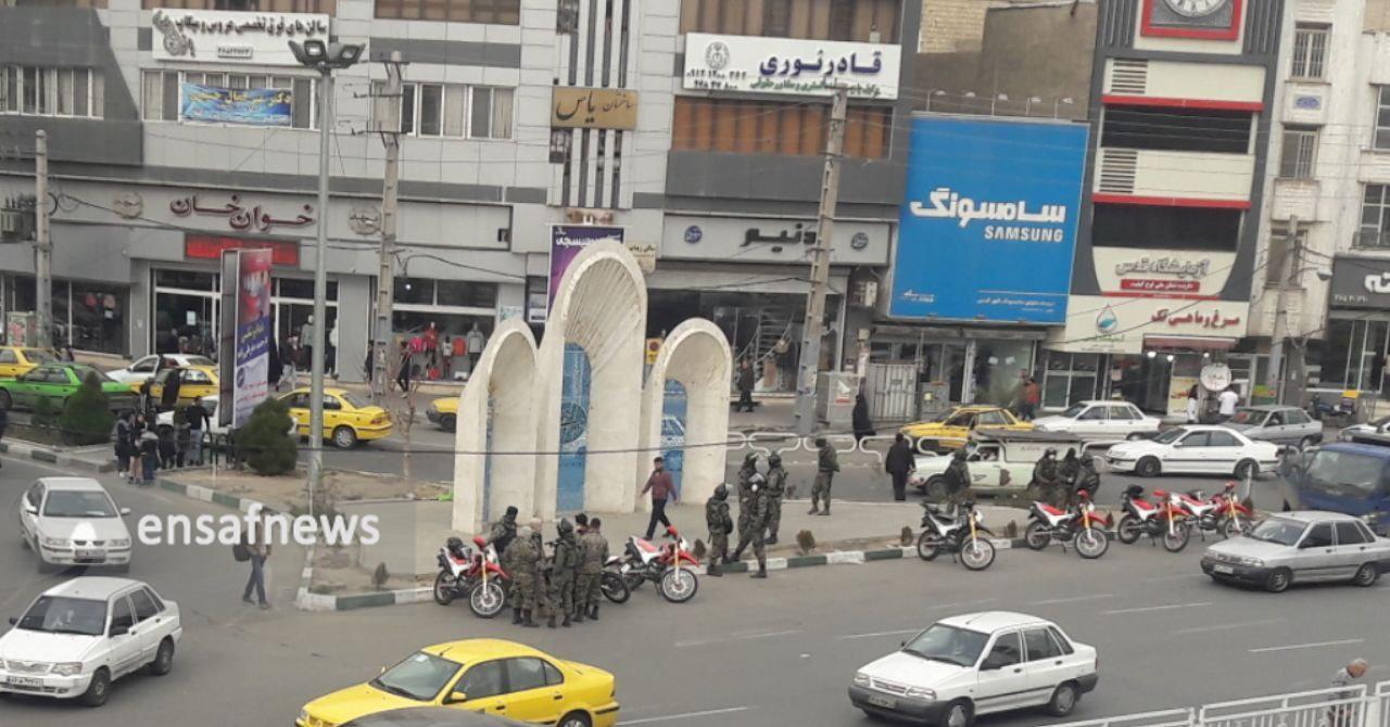 گزارش: حضور نیروهای انتظامی و آرامش در شهر قدس