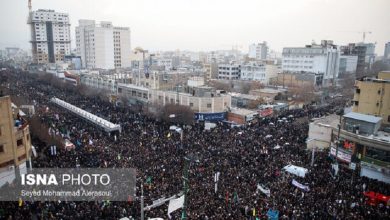 گزارش: تشییع پیکر شهید قاسم سلیمانی در مشهد [+تصاویر]