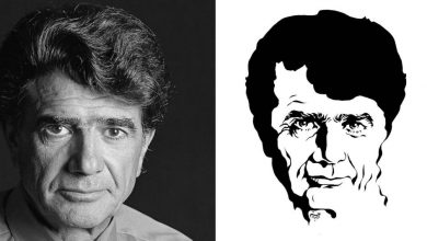 طرح گرافیکی تلفیق ایران و شجریان