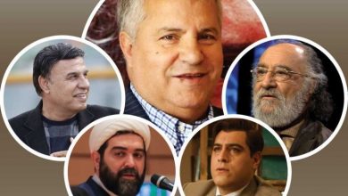 تبلیغات علی پروین و امیر یل برای آیت الله رازینی