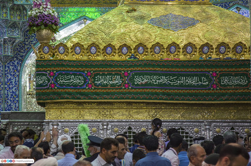 ضریح حرم حضرت معصومه