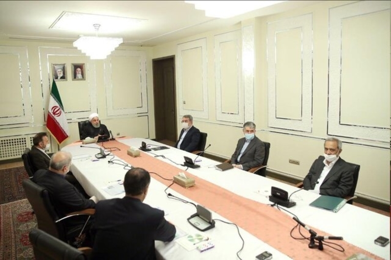 جلسهی روحانی با روسای کمیتههای ستاد ملی کرونا