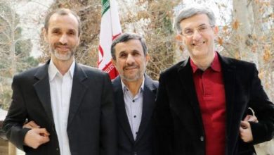 اسفندیار رحیم مشایی - محمود احمدی نژاد - حمید بقایی