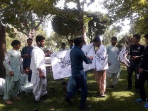 گزارش میدانی از ماجرای تجمع «حامیان طالبان» در پارک ملت