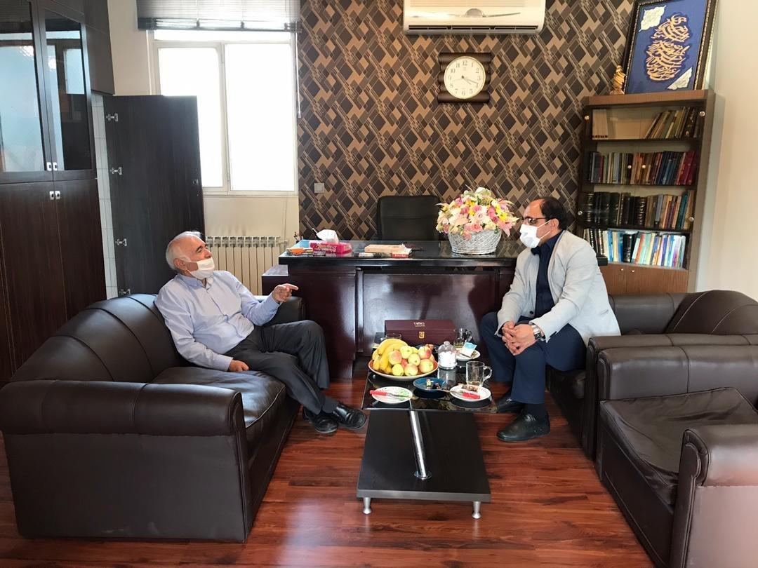 دیدار مدیرعامل موسسه هنرمندان پیشکسوت با محمد علی بهمنی