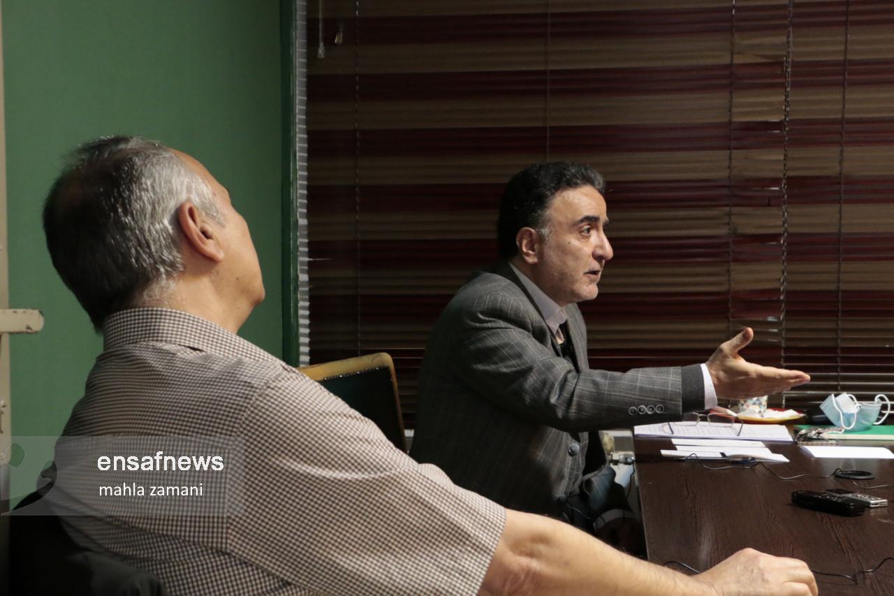 عکس | مناظرهی دوم تاجزاده و زیدآبادی