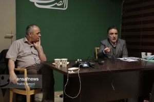 عکس | مناظره‌ی دوم تاجزاده و زیدآبادی