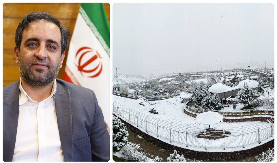 پلنگ مصدوم بشاگرد به دهکده طبیعت قزوین آمد