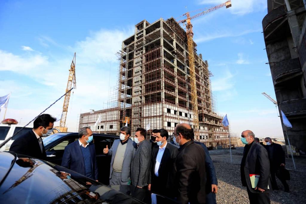 گزارش پیشرفت بیمارستان نور در قم
