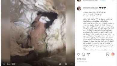 عکسی از جسد روح الله زم توسط پدرش منتشر شد
