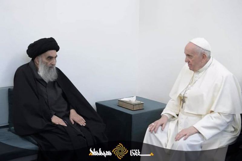 دیدار پاپ با آیت الله سیستانی