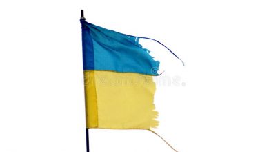 پرچم اوکراین تنش های روسیه