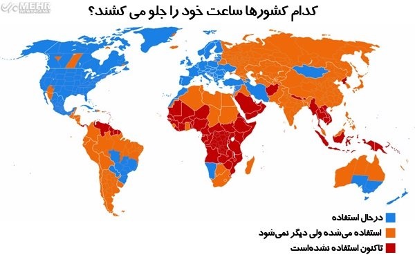 تغییر ساعت رسمی