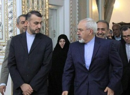 جواد ظریف و حسین امیرعبداللهیان