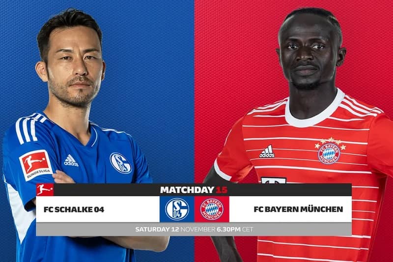 پخش زنده بایرن مونیخ و شالکه 21 آبان 1401