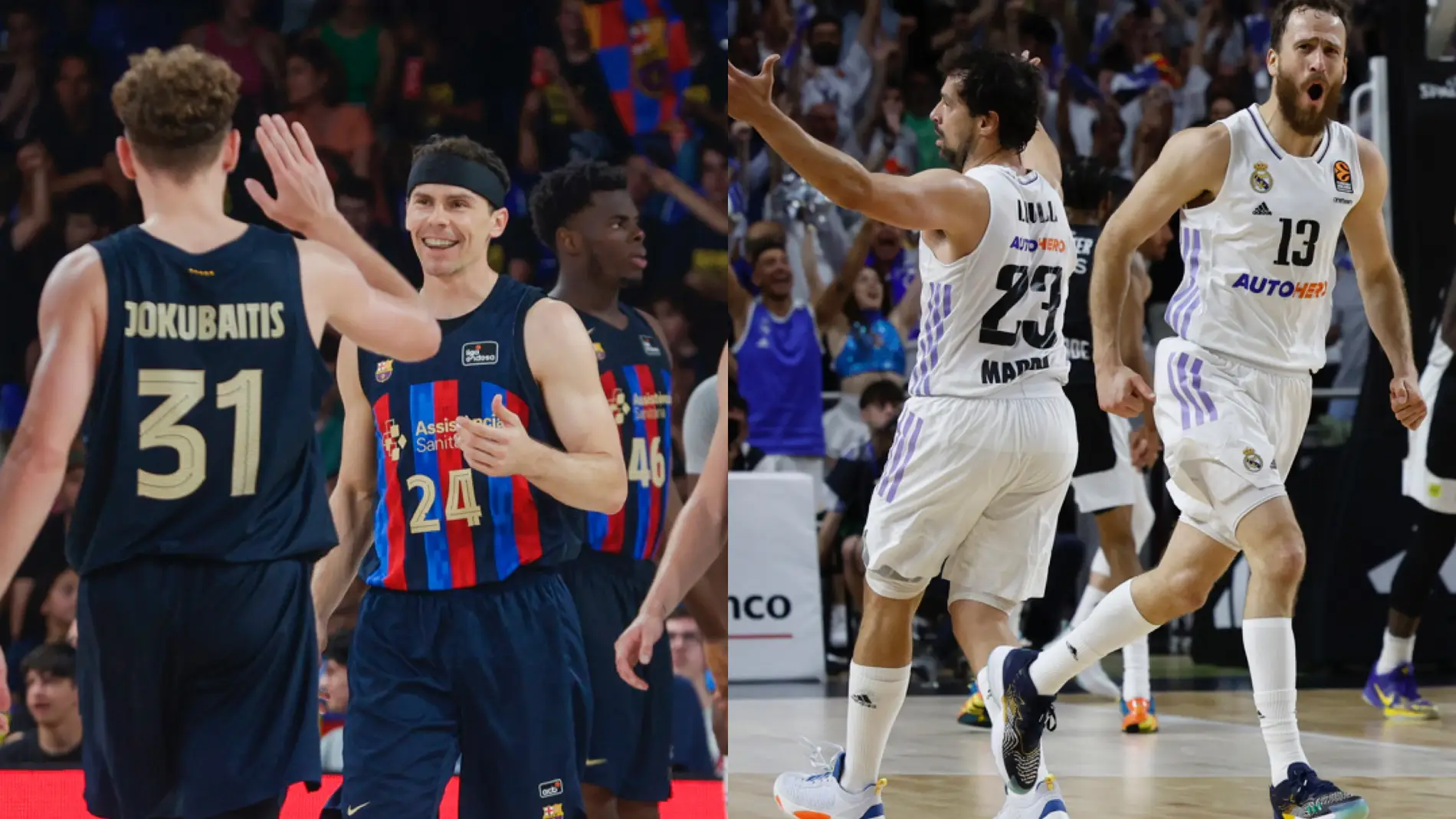 پخش زنده بارسلونا و رئال مادرید 28 خرداد 1402 | فینال لیگ بسکتبال اسپانیا (دیدار دوم)