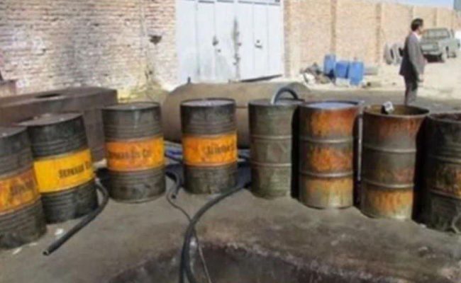 کشف مخزن حاوی ۱۲۰ هزار لیتر نفت کوره در نجف‌آباد