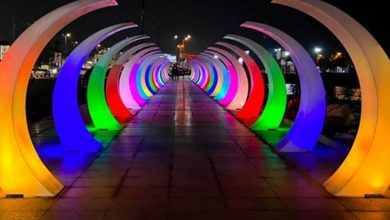 افتتاح تونل نور در بلوار ساحلی بندرعباس