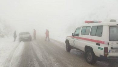 برف و کولاک در تکاب آذربایجان غربی