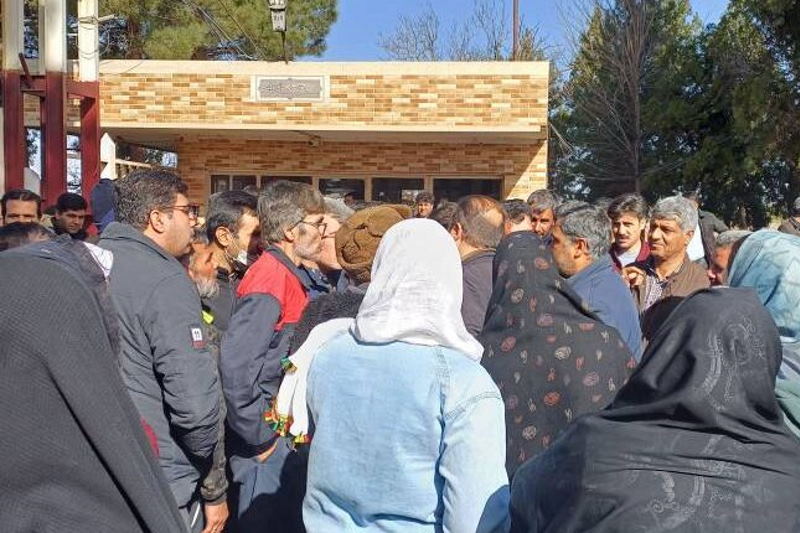 تجمع کارگران معادن زغالسنگ در کرمان